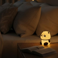 panda table night light lamp