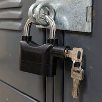 Heavy Duty Security Alarm Padlock with Built In Sound Alert System With 3 keys