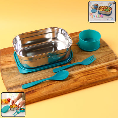 Premium Steel Lunch Box Set | Stainless Steel Food Container Set
