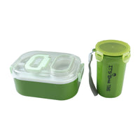 Multi-Functional 1 Set Leakproof Lunch Box with Cutlery & Tumbler