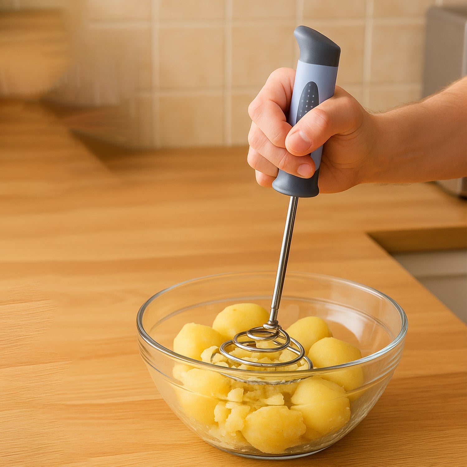 Supermom Spring O’Masher Heavy Duty Stainless Steel Vegetable & Potato Masher