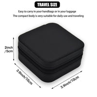 Mini PU Leather jewellery Box for Travel & Storage (1 Pc)