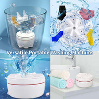 Mini Turbo Washing Machine – Portable USB Washer for Home & Small Spaces