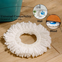 Microfiber Spin Mop Refill Head 360° Rotating Mop (1 Pc)