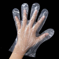 Transparent gloves pack detail