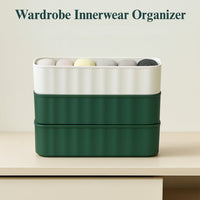 5 Compartments Socks / Handkerchief / Underwear Storage Boxes, Socks tray (pack of 4)