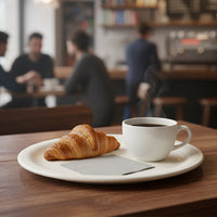 Large Round Multi-Purpose Serving Plate / Tray (1 Pc / 33 Cm)