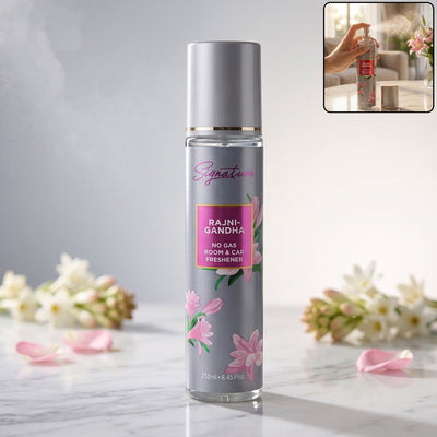Signature Rajnigandha Aroma Spray | Room & Car Freshener | 250ml