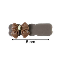 Elegant Bow Design Decorative Hair Clip Set (5 Pc)