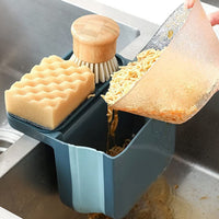 Soap and sponge holder basket