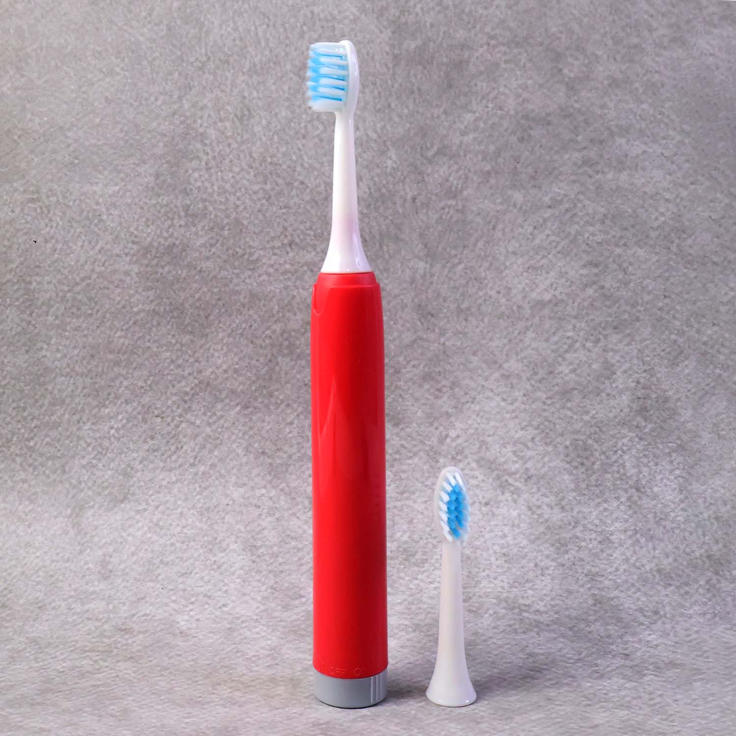 Battery-Operated Electric Toothbrush with Replaceable Head (Mix Color / 1 Pc)