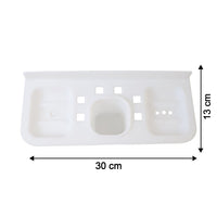 Plastic Soap Dish and plastic soap dish tray (2 Pc)