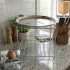 Stainless steel utensils stand