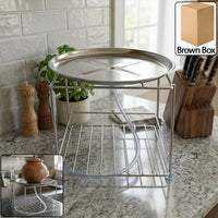 Stainless steel utensils stand
