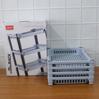 Apex 4-Layer Big Multipurpose Plastic Storage Rack