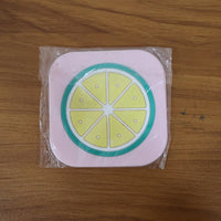 VoltDock Minimalist Silicone Drink Coaster Pack | Premium 8x8 cm Heatproof Cup Mats (6Pc, Mix Design)