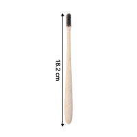 Wheat Straw Soft-Bristle Toothbrush for Deep Cleaning & Dental Care (1 Pc)