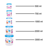 Airtight food storage container set for pantry organization