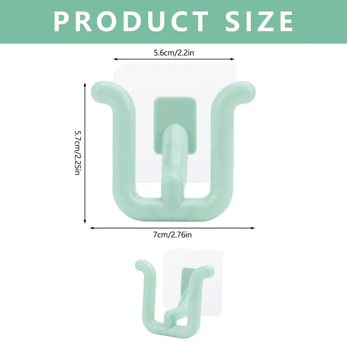 WallStack Multipurpose Wall Mounted Holder Rack Set | Space-Saving Storage Shelves (6Pc)