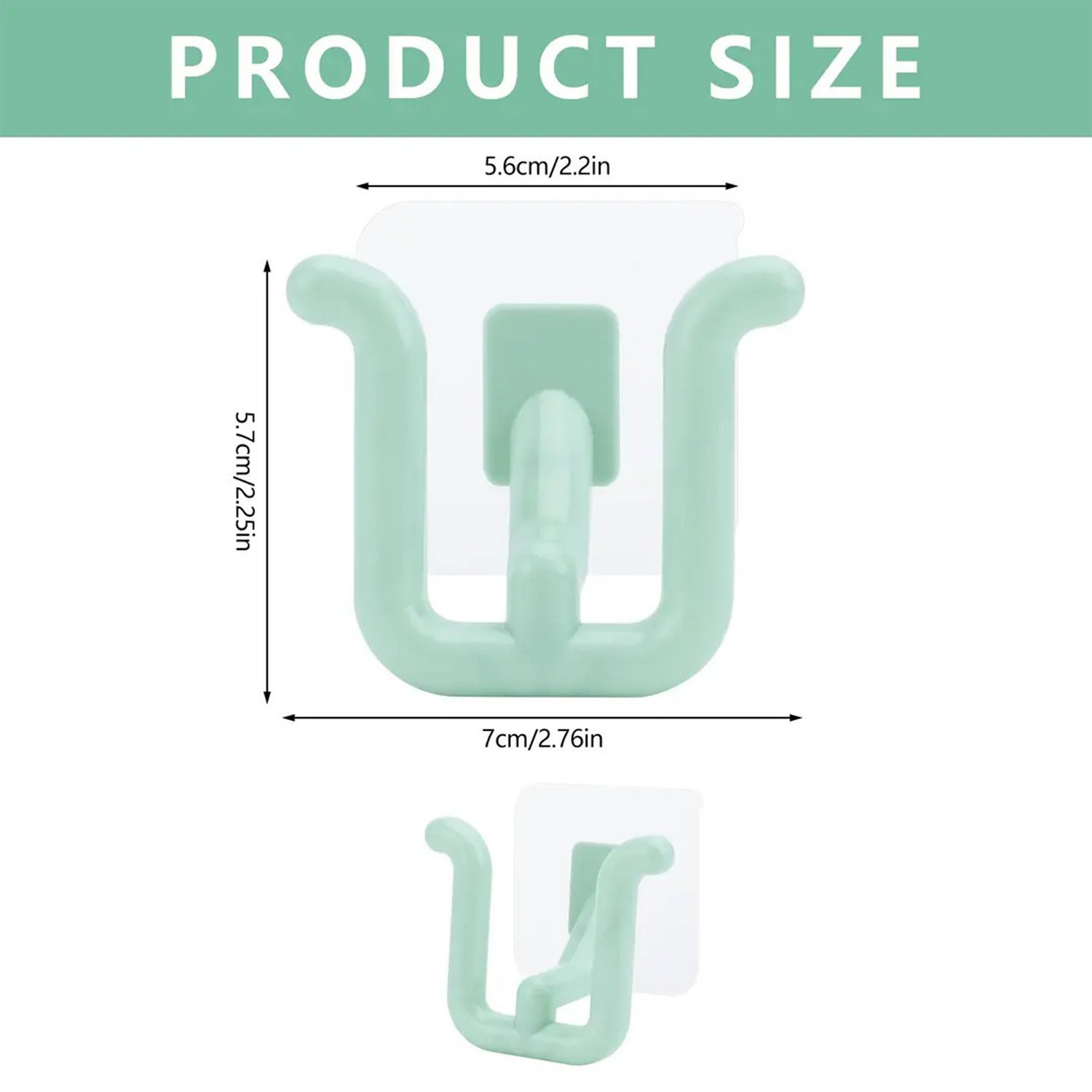 WallStack Multipurpose Wall Mounted Holder Rack Set | Space-Saving Storage Shelves (6Pc)