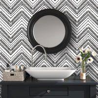 Waterproof Chevron Pattern Wall Sticker