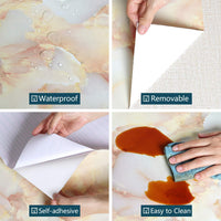 Marble Pattern Wallpaper Roll - 40cm x 1 meter (1 Pc)