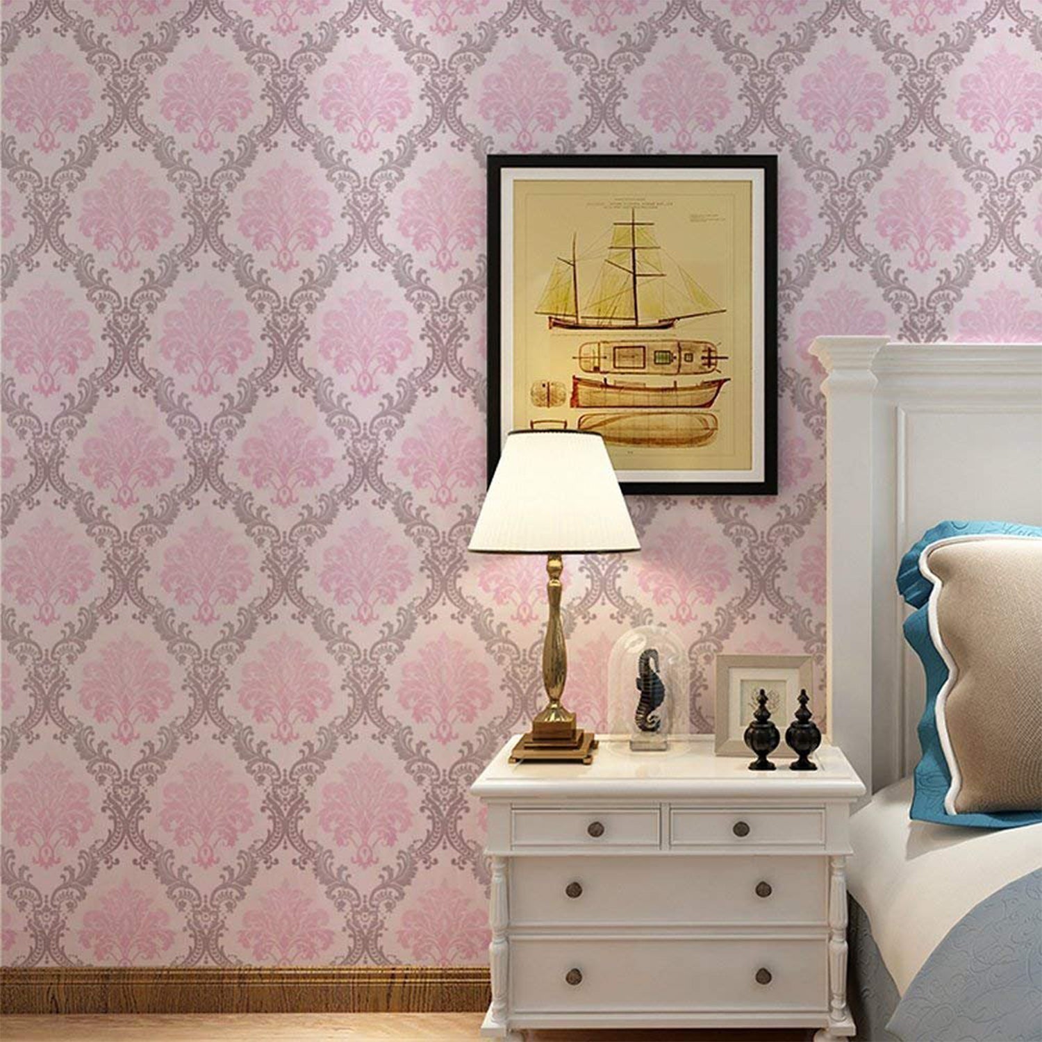 Premium Self-Adhesive Decorative Wallpaper Roll (1 Pc)