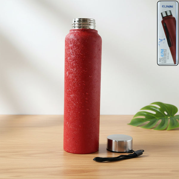 Alpha Pro Classic Red 1000ml Stainless Steel Hydration Bottle