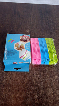 Multipurpose Plastic Pouch Sealer Clips (18 Pc)