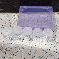 LED Crystal Effect Flameless Candle Light Set (5 Pc)