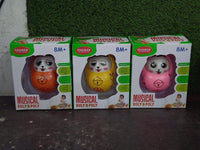 Musical Roly Poly Toy for Babies – Push & Shake Wobbling Doll