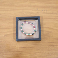 Multicolor Glossy Bead Stretch Bracelet  (1 Pc)