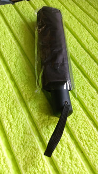 2 Fold Manual Umbrella – Wind, Sun & Rainproof with Steel Shaft & Wrist Strap