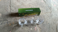 Glass 3 Pc Mug & 1 Pc Cup Set, Water glass (4 Pcs Set)