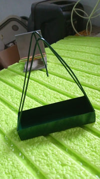 Triangular Iron Mosquito Coil Holder – Stylish Outdoor Incense Holder
