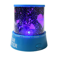 LED Projector Night Light Amazing Lamp, 3 Battery operated lamps, Rotation With the music Function, Master for Kids Bedroom Home Decoration Night Romantic Gift (Battery Not Included / 1 pc)