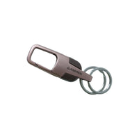 Heavy Duty Stainless Steel Key Holder with Dual Ring Carabiner Clip 1 Pc