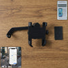 TrackLock Solid Metal Mirror Mount Phone Holder for Bike