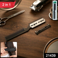 hair cutting razor comb