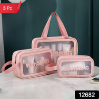 Cosmetic Pouch, Make up Bag for Home & Travel,Accessories Set of 3