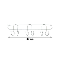 metal coat hook rack