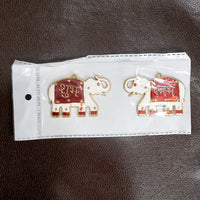 Shubh Labh Elephant Decorative Wall Hangings (2 Pc)